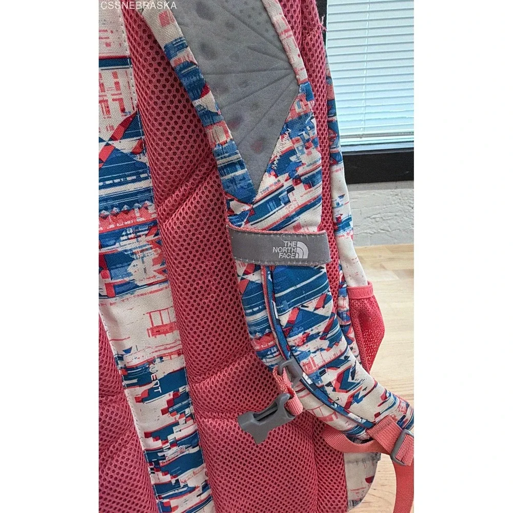 The North Face Coral Pink Geometric Jester Backpack Laptop‎ Daypack